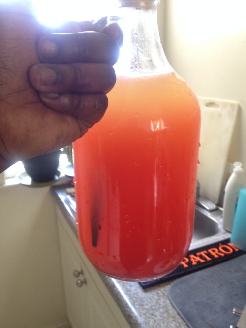 melomel after the first racking